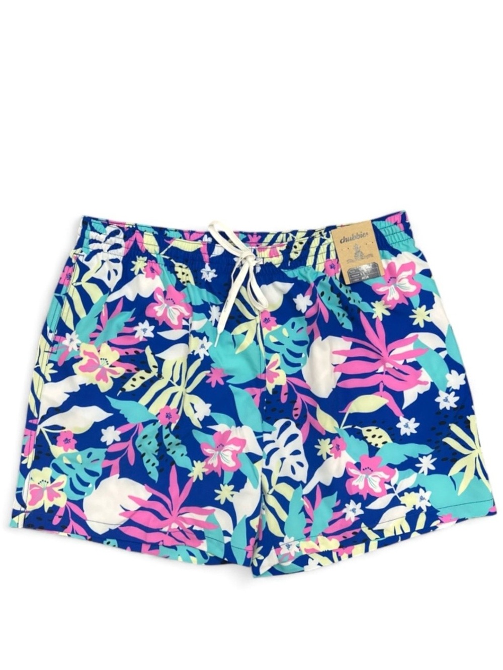 chubbies Multicolor Tropical Floral 5.5-in. Swim Trunks Size Men’s XXL (NWT)